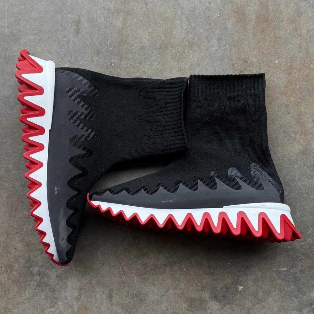 Christian Louboutin Sharky Sock Sneakers - Black